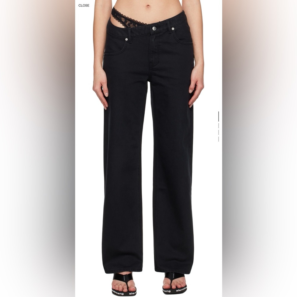 Alexander Wang Black straight-Leg Jeans